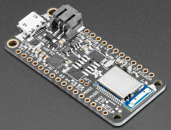 AF Feather with ARM Cortex M4F Bluetooth 4.0 (BLE) nRF52832